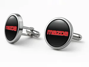 Mazda Personalized Cufflinks Men Racing Drift Premium Model